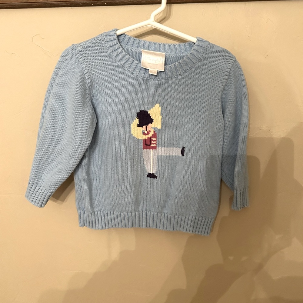 Little English Nutcracker Sweater 3T